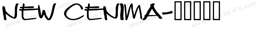 new cenima字体转换